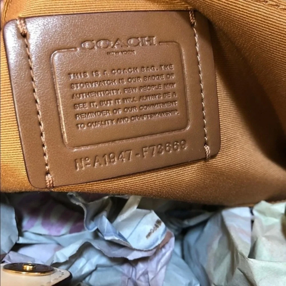 Coach signature floral satchel+wallet+charm set